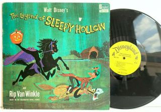 Disney The Legend Of Sleepy Hollow,  Rip Van Winkle Lp Vinyl Record Album