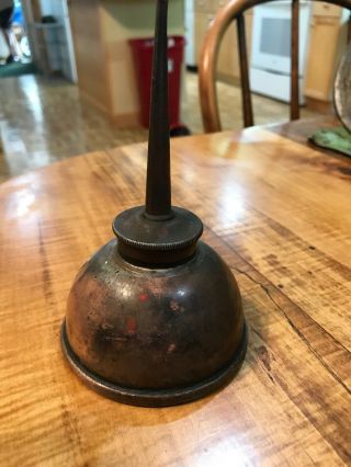 OLD VINTAGE ANTIQUE FORD OIL CAN THUMB OILER,  MODEL T 4