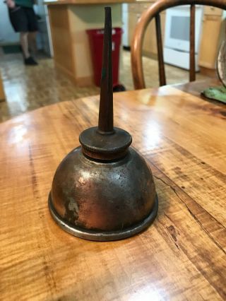 OLD VINTAGE ANTIQUE FORD OIL CAN THUMB OILER,  MODEL T 5