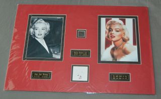 Marilyn Monroe Authentic Strand Of Hair,  Signed Todd Mueller John Reznikoff