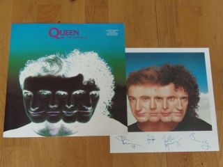 Queen The Miracle 12  Limited Edition Vinyl Single,  Autographed Print Ex,  /nm