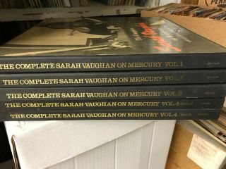 The Complete Sarah Vaughan Lp Set Mercury Japan - Volumes 1,  2,  3,  4 [1 & 2]