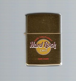 1997 Hard Rock Cafe,  San Juan,  Zippo Lighter