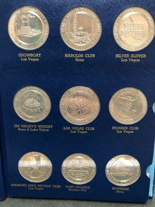 1965 DOLLAR GAMING TOKEN BY THE FRANKLIN COMPLETE PROOF LIKE SET 3