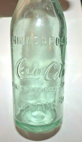 Rare Mid - Script Coca Cola Bottle " Minneapolis,  Minn.
