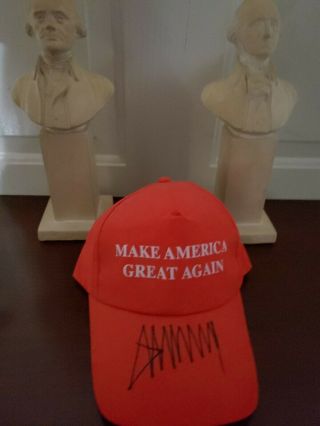 2016 Mega Campaign Make America Great Again Donald Trump Signed Red Hat