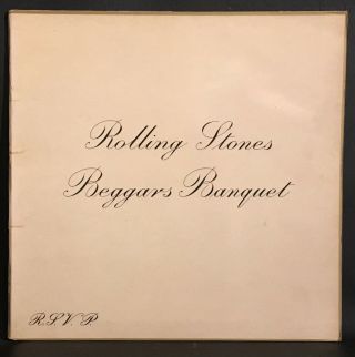 Lp Rolling Stones Beggars Banquet Orig 1st Uk Unboxed Decca 1968 Mono Lk 4955