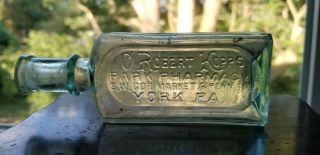 Robert Kopps Park Pharmacy Bottle York Pa Pennsylvania Antique Medicine Druggist
