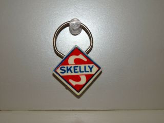 Vintage Skelly Key Chain Ring Sample