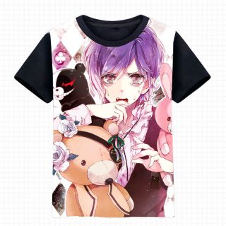 Anime Diabolik Lovers Kanato Unisex T - Shirt Hd Printing Cosplay Tee Tops 6 - Nz20