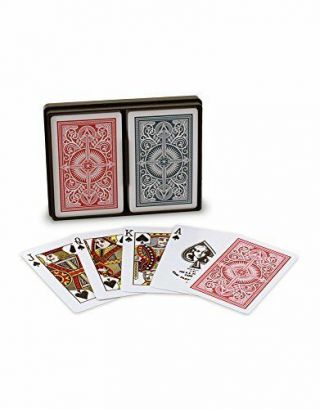 Kem Arrow Red And Blue,  Bridge Size - Standard Index Playing Cards Pack Of 2