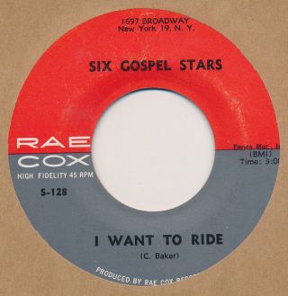 Six Gospel Stars I Still Remember / I Want To Ride (hear It) 45 Black Gospel