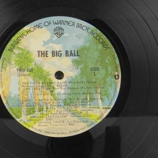 The Big Ball (Warner Bros PRO 358) Zappa Grateful Dead Beefheart Kinks Dion, 2