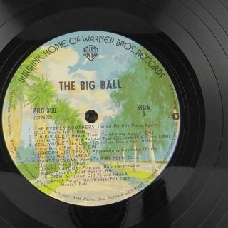The Big Ball (Warner Bros PRO 358) Zappa Grateful Dead Beefheart Kinks Dion, 4
