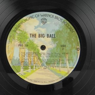The Big Ball (Warner Bros PRO 358) Zappa Grateful Dead Beefheart Kinks Dion, 5