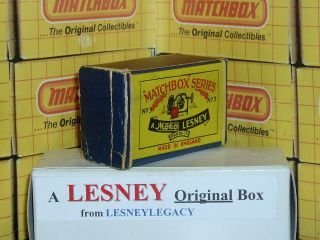 Matchbox Moko Lesney Site Cement Mixer 3a Type A Script Empty Box