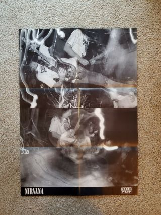 Nirvana Bleach 1989 US With Poster 3