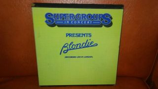 Supergroups In Concert Blondie 1980 Promo Vinyl Lps Rare