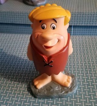 The Flintstones Barney Rubble 1994 Plastic Vinyl Piggy Bank Rare