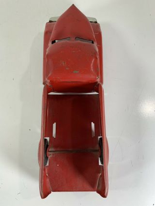 Vintage Buddy L Fire Department Emergency Truck Red Pressed Steel Toy As - Is 8