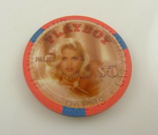 Anna Nicole Smith $5.  00 dollar gaming token set of 3 LTD Palms Casino Playboy 3