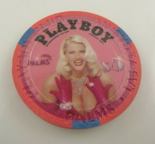 Anna Nicole Smith $5.  00 dollar gaming token set of 3 LTD Palms Casino Playboy 4