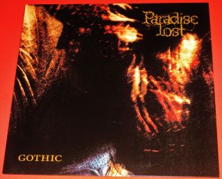 Paradise Lost: Gothic Lp Vinyl Record 2013 Peaceville Germany Vilelp433