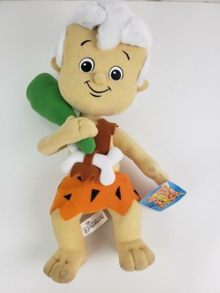 Bamm Bam Rubble Plush Toy With Tag - The Flintstones Toy 14 " In Plush