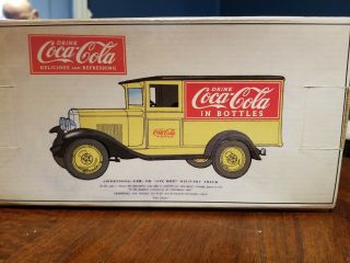 ERTL Coca - Cola Die - Cast Metal 1/25 Scale 1927 Delivery Truck Bank 3