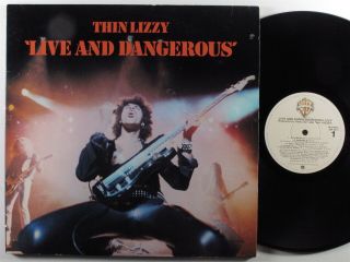 Thin Lizzy Live & Dangerous Warner Bros 2xlp Vg,  Gatefold