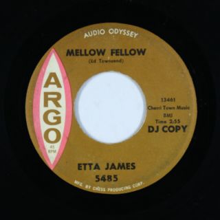 Northern/deep Soul 45 - Etta James - Mellow Fellow - Argo - Mp3