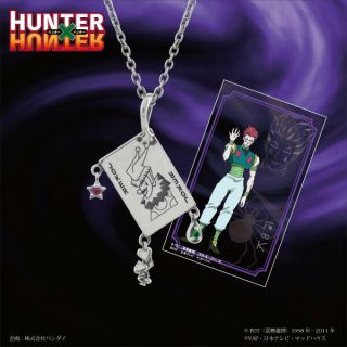 Hunter X Hunter Hisoka Character Neckrace Silver Size 45cm Accessory Anime