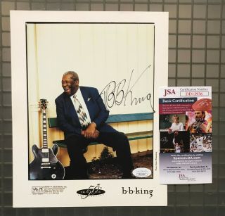 Bb King Signed 8x10 Photo Autographed Auto Jsa