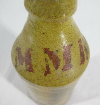 1860 ' s Pre Prohibition STONEWARE Bottle JOHNSTON & CO / MEAD Stencilled MMR yqz 5