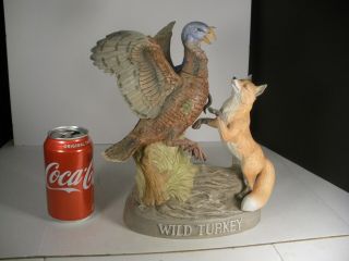 Austin Nichols Wild Turkey And Fox Decanter Limited Edition No 7 1985 Large Size