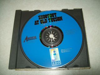 Shootout At Old Tucson American Laser Games Panasonic 3do Arcade Disk Authentic