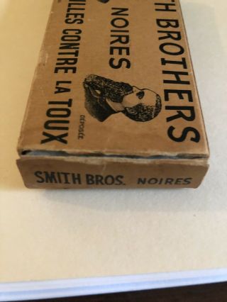 Vintage Smith Brothers Black Cough Drops w/ COUGH DROPS STILL IN THE PACKAGE 5