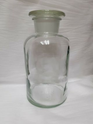 Apothecary Glass Jar With Glass Lid Tcw Co Usa 2