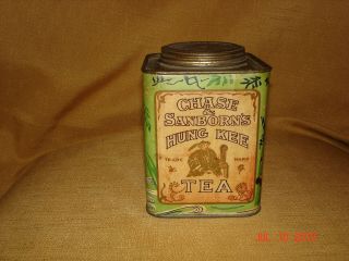 Antique Chase And Sanborn Hung Kee Tea Tin