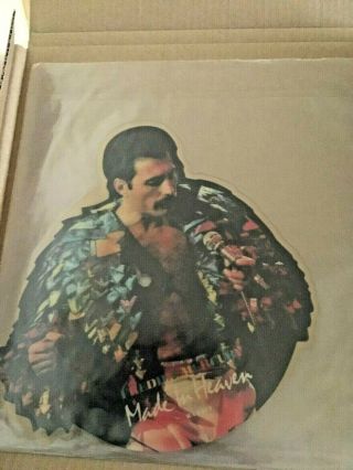 Queen Freddie Mercury Made In Heaven Shaped Picture Disc Uk 1985