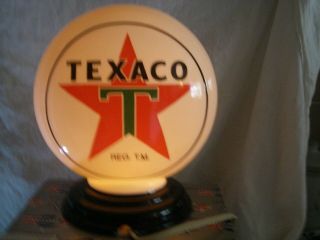 Vintage Texaco Lighted Advertising Globe 7 