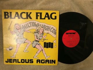 Black Flag 12 " Jealous Again Sst Records 1980 First Pressing