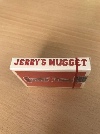 Authentic Jerry ' s Nugget Playing Cards As - Issued RED 3