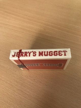 Authentic Jerry ' s Nugget Playing Cards As - Issued RED 4
