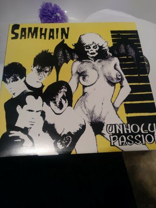 Samhain Unholy Passion Ep Import Lp Vinyl Record Danzig Misfits