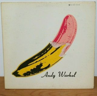 Velvet Underground,  Nico Andy Warhol Banana Torso Orig Mono Yellow Label Promo Lp