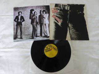 The Rolling Stones - Sticky Fingers Uk 1971 Lp Coc 59100 A3/b3 Ex/ex -