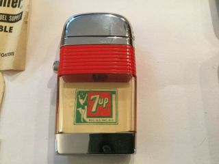 Vintage Scripto Vu - Lighter 7up Rare