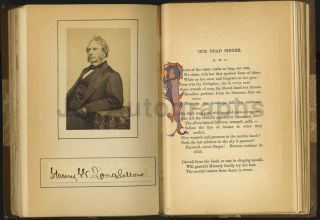 Oliver Wendell Holmes,  Sr. ,  Edward E.  Hale,  Longfellow,  Clarke Autographed Book 7