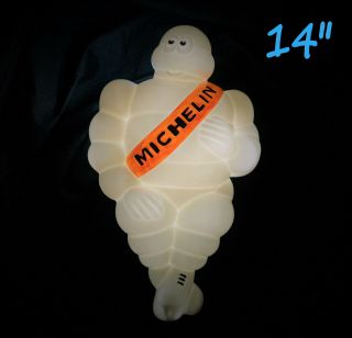 10 X 14 " Light Michelin Man Doll Figure Bibendum Advertise Tire,  Collect Freeship